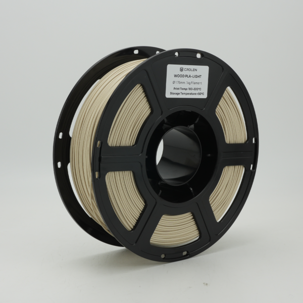Wood PLA filament UAE 1KG, 1.75mm Light – 3D printing filament UAE (Crolen)