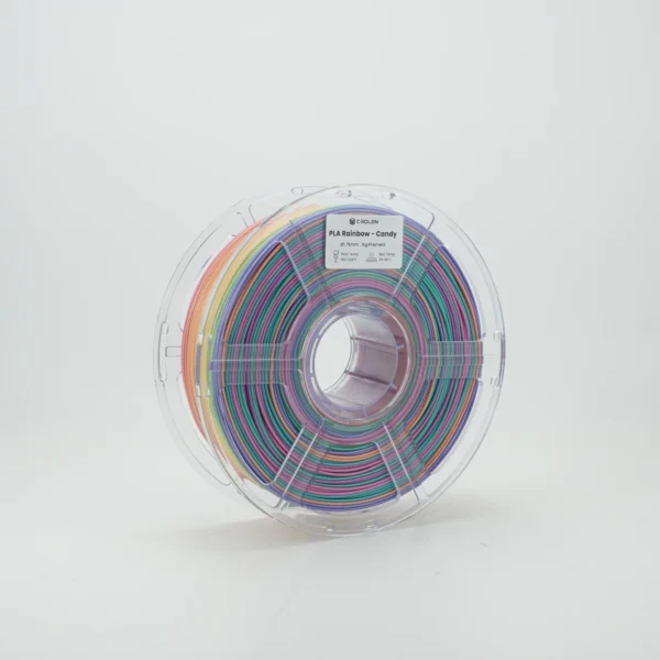 Crolen Rainbow PLA Filament UAE – Candy, 1.75mm 1kg spool